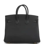 Hermes Birkin 25 Black Togo Gold Hardware - Image 5