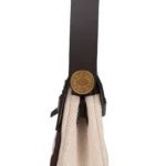 Hermes Herbag Zip 20 Mini Ecru and Beige Toile H Canvas and Ebene Vache Hunter Gold Hardware - Image 6
