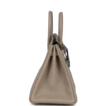 Hermes Birkin 25 Gris Tourterelle Togo Palladium Hardware - Image 3