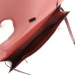 Hermes Jypsiere Mini Rouge H Evercolor Gold Hardware - Image 9