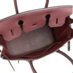 Hermes Birkin 30 Rouge Sellier Togo Gold Hardware - Image 8