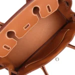 Hermes Shoulder Birkin Light 29 Gold Evercolor Palladium Hardware - Image 8