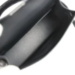 Hermes Kelly Sellier 20 Black Madame and Shiny Varanus Lizard Touch Palladium Hardware - Image 8
