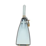 Hermes Kelly Sellier 25 Bleu Brume Epsom Gold Hardware - Image 3