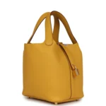 Hermes Picotin Lock 18 Jaune Ambre Clemence Gold Hardware - Image 2