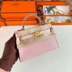 Kelly Mini 2 Sakura Pink Gold Buckle Custom - Image 5
