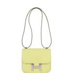 Hermes Constance 18 Jaune Bourgeon Chevre Palladium Hardware - Image 7