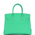 Hermes Birkin 30 Vert Comics Togo Palladium Hardware - Image 4
