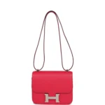 Hermes Constance 18 Rose Extreme Epsom Palladium Hardware - Image 7