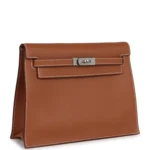 Hermes Kelly Danse Gold Evercolor Verso Palladium Hardware - Image 2