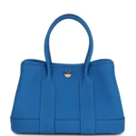 Hermes Garden Party Neo 23 Bleu Hydra Negonda Palladium Hardware - Image 4