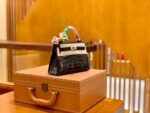 Hermes Kelly2 Mini 19 crocodile skin - Image 5