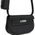 Hermes Kelly Moove Black Swift Palladium Hardware - Image 2