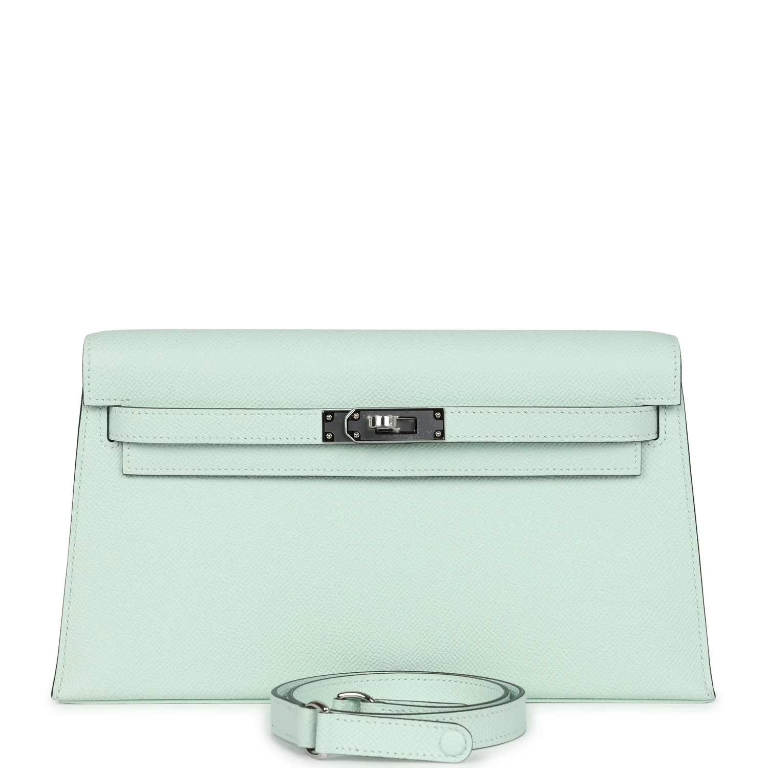 B1D2B401-B23B-BD02-46A3-226EFB4B0DBF.webp Hermes Kelly Elan Vert Peppermint Epsom Palladium Hardware - Image 1