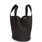 Hermes In-The-Loop 18 Ebene Clemence and Swift Gold Hardware - Image 4