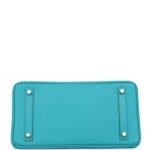 Hermes Birkin 30 Bleu Paon Epsom Gold Hardware - Image 6