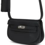 Hermes Kelly Moove Black Swift Palladium Hardware - Image 5