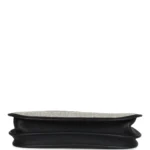 Hermes Evelyne III PM Black Clemence and Ecru Toile Gold Hardware - Image 6