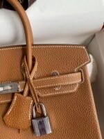 Herm&egrave;s Birkin 40cm Golden Brown Customized - Image 4