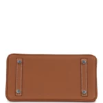 Hermes Birkin 25 Gold Togo Palladium Hardware - Image 6