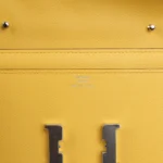 Hermes Constance To Go Wallet Jaune Ambre Evercolor Palladium Hardware - Image 7