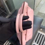 Herm&egrave;s Brikin 25-35 Cherry Blossom Pink Silver Buckle Custom - Image 7