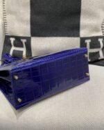 Herm&egrave;s Kelly 25 Alligator blue customization - Image 5