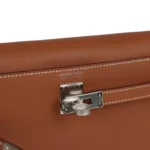 Hermes Kelly Danse Gold Evercolor Verso Palladium Hardware - Image 7