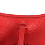 Hermes Evelyne TPM Rouge Radieux Clemence Palladium Hardware - Image 7