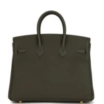 Hermes Birkin 25 Vert de Gris Togo Gold Hardware - Image 4