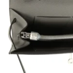 Hermes Kelly Wallet To Go Gris Meyer Epsom Palladium Hardware - Image 9