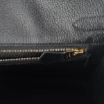 Hermes Birkin 30 Black Box Gold Hardware - Image 9