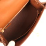 Hermes Kelly Sellier 25 Fauve Barenia Gold Hardware - Image 8
