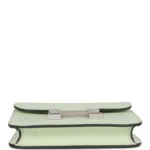Hermes Constance Slim Wallet Vert Fizz Evercolor Palladium Hardware - Image 6