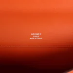 Hermes Kelly Cut Orange Swift Palladium Hardware - Image 7