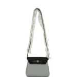Hermes Herbag Zip 20 Mini Gris Pantin Toile Militaire Canvas and Black Vache Hunter Palladium Hardware - Image 8