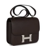 Hermes Constance 24 Chocolate Epsom Palladium Hardware - Image 2