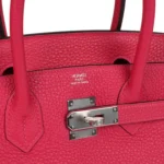 Hermes Birkin 30 Framboise Togo Palladium Hardware - Image 7