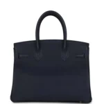 Hermes Birkin 30 Bleu Nuit Togo Gold Hardware - Image 5