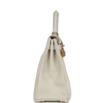 Hermes Kelly Retourne 32 Craie Togo Gold Hardware - Image 3