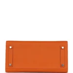 Hermes Birkin Sellier 30 Orange Epsom Palladium Hardware - Image 6