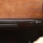 Hermes Teddy Kelly 35 Shearling and Ebene Barenia Palladium Hardware - Image 9
