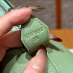 Herm&egrave;s Bolide 25 Avocado Green Sliver Buckle Custom - Image 7
