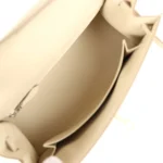 Hermes Kelly Sellier 25 Craie Epsom Electrum Hardware - Image 8