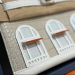 Herm&egrave;s Birkin 20 Silver Buckle Platinum Bag customization - Image 5