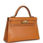 Hermes Kelly Sellier 20 Naturel Sable Butler Gold Hardware - Image 2