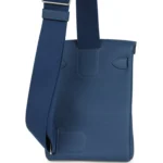 Hermes HAC A Dos PM Backpack Blue Tie Togo Palladium Hardware - Image 5