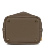 Hermes Picotin Lock 18 Etoupe Clemence Gold Hardware - Image 6