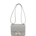 Hermes Constance 18 Gris Perle Matte Alligator Palladium Hardware - Image 7