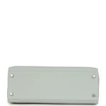 Hermes Kelly Retourne 32 Bleu Pale Clemence Palladium Hardware - Image 6